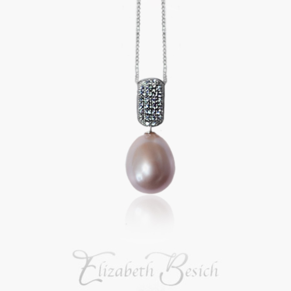 Pink Pearl Necklace